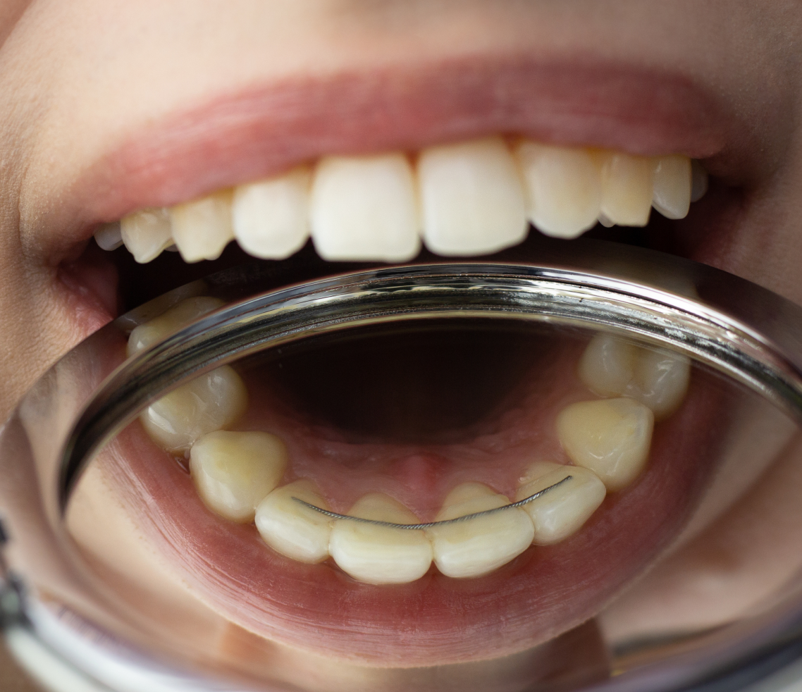 contention fil punaauia gouttiere Contention Dr Isabelle Chartres, Orthodontiste Tahiti
